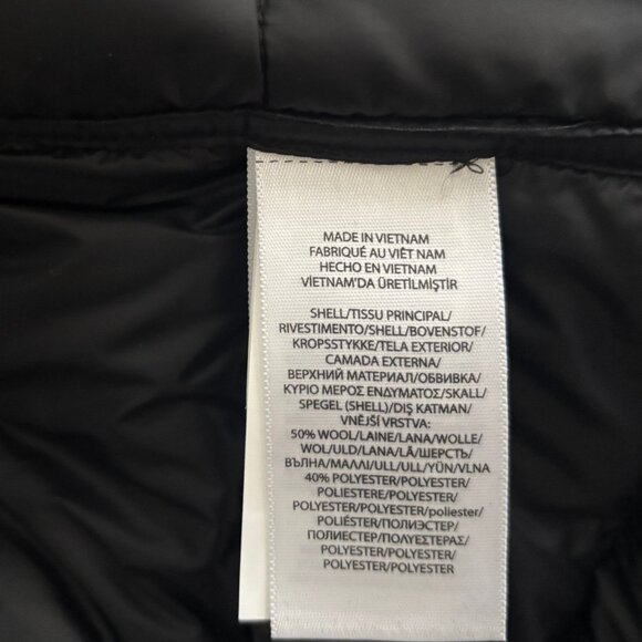 BNWOT Polo Ralph Lauren Wool Herringbone 750 Down Puffer Overshirt/Jacket -Small - Picture 12 of 14